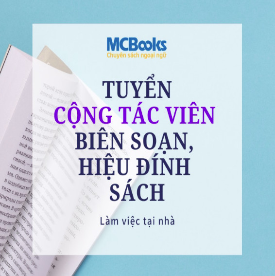 Mcbooks tuyển CTV biên soạn sách Tiếng Anh