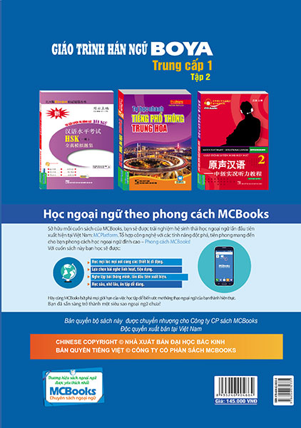 Giao trinh han ngu boya trung cap 1 tap 2 bia sau