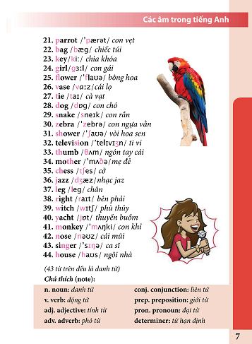 Các từ vựng trong cuốn sách đều là những từ thông dụng và thiết thực nhất