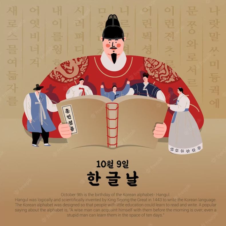 Vua Sejong - nguời sáng tạo ra Hangul