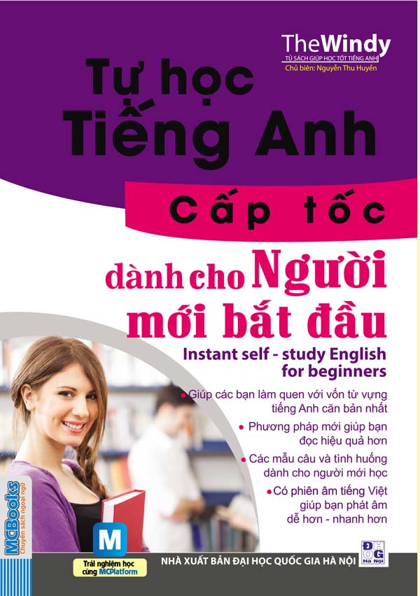Cuốn sách Tự học tiếng Anh cấp tốc dành cho người mới bắt đầu - Sách tự học tiếng Anh bán chạy nhất của Mcbooks