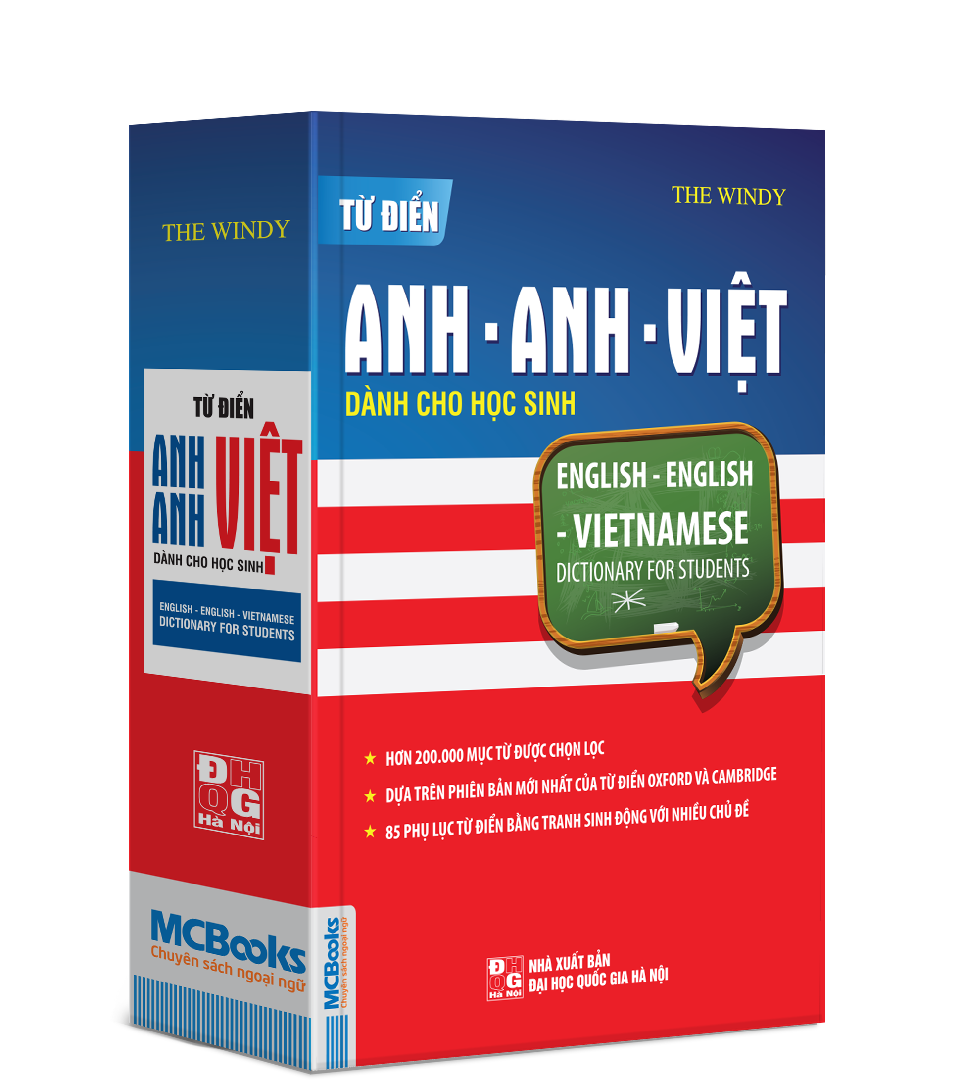Bia 3d tu dien anh anh viet danh cho hoc sinh