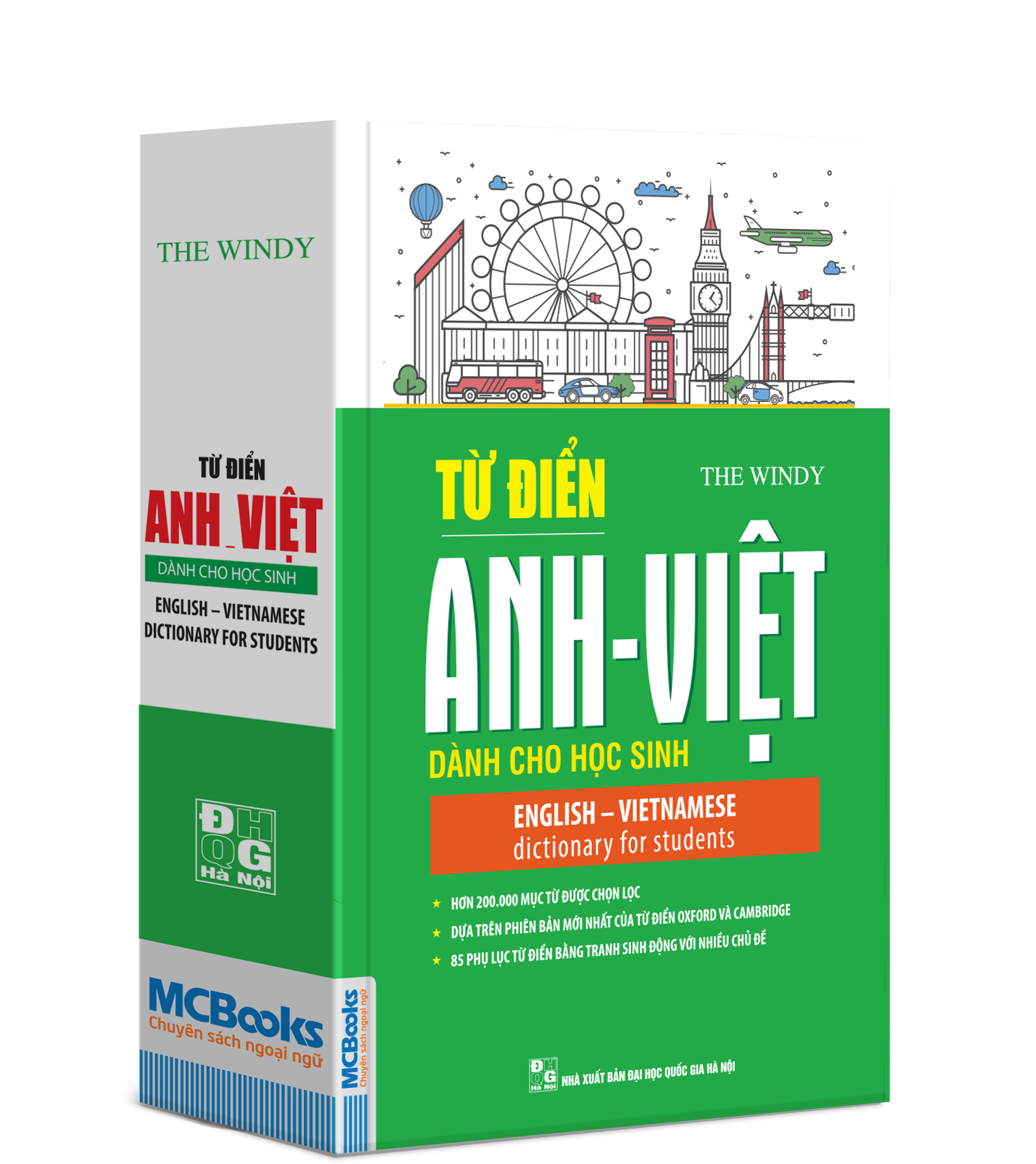 Bia 3d tu dien anh viet danh cho hoc sinh
