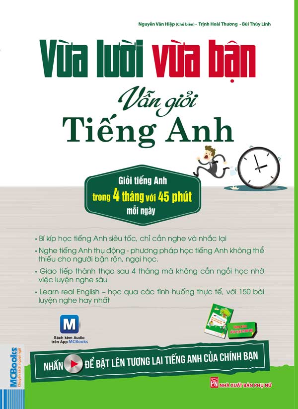 Vừa lười vừa bận vẫn giỏi tiếng Anh - Sách tự học tiếng Anh bán chạy nhất của Mcbooks