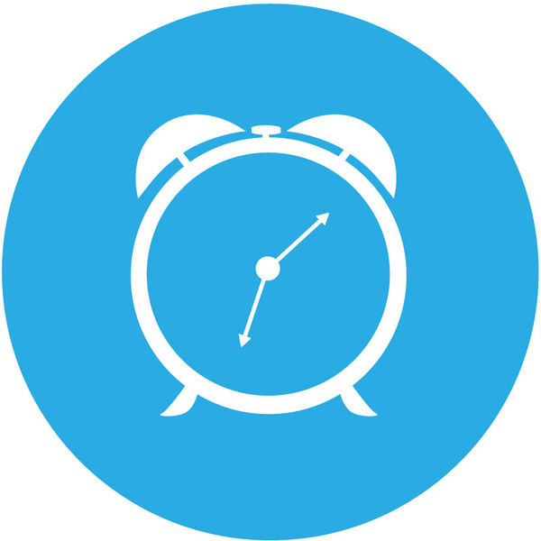 round clock icon 6813527