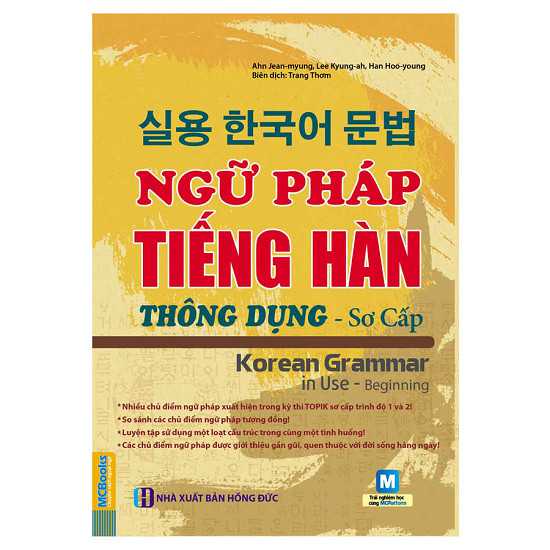 top nhung quyen sach hoc tieng han ban chay nhat ngu phap so cap