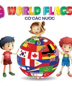 Flash card dạy trẻ theo phương pháp Glenn Doman – Cờ các Quốc gia trên thế giới