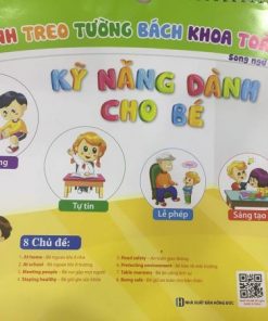 Tranh treo tường bách khoa toàn thư song ngữ Anh – Việt – Kỹ năng dành cho bé