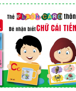 Thẻ flash card thông minh - bé nhận viết chữ cái tiếng việt, chữ số