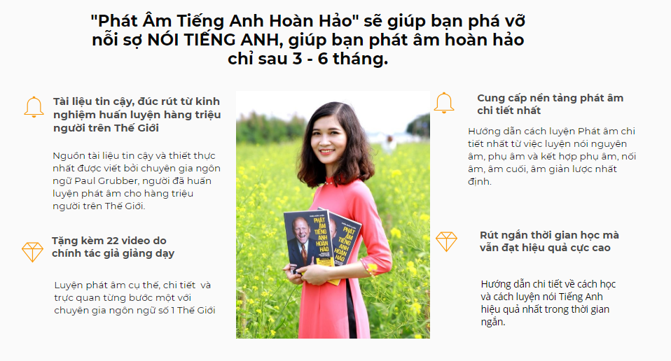 Cuốn sách Phát âm tiếng Anh hoàn hảo sẽ giúp bạn vượt qua nỗi sợ nói tiếng Anh