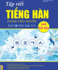 Tập viết tiếng Hàn dành cho người mới bắt đầu