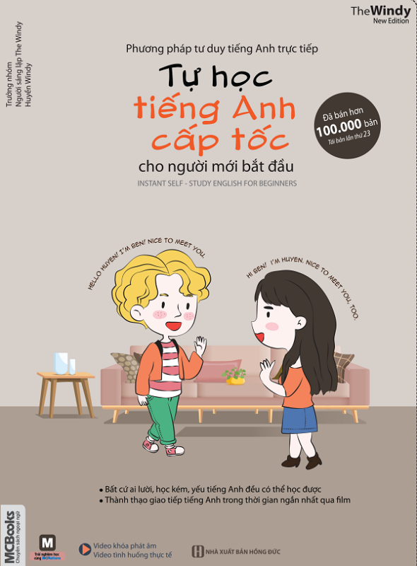 Cuốn sách Phương pháp tư duy tiếng Anh trực tiếp – Tự học tiếng Anh cấp tốc cho người mới bắt đầu