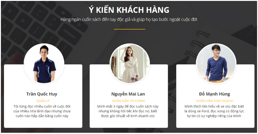 Ý kiến độc giả về cuốn sách của Napoleon Hill