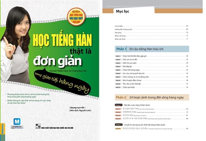 Cuốn sách đặc biệt hữu ích cho học sinh mới học tiếng Hàn có thể giao tiếp một cách tự nhiên