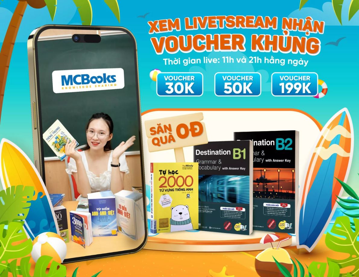 Khung giờ livestream trên Shopee của Mcbooks