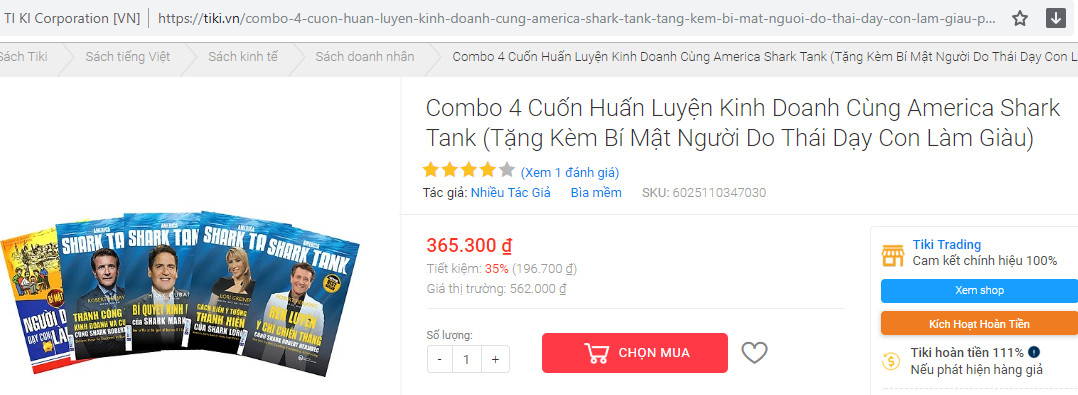 mua bo shark tank american tai tiki vn