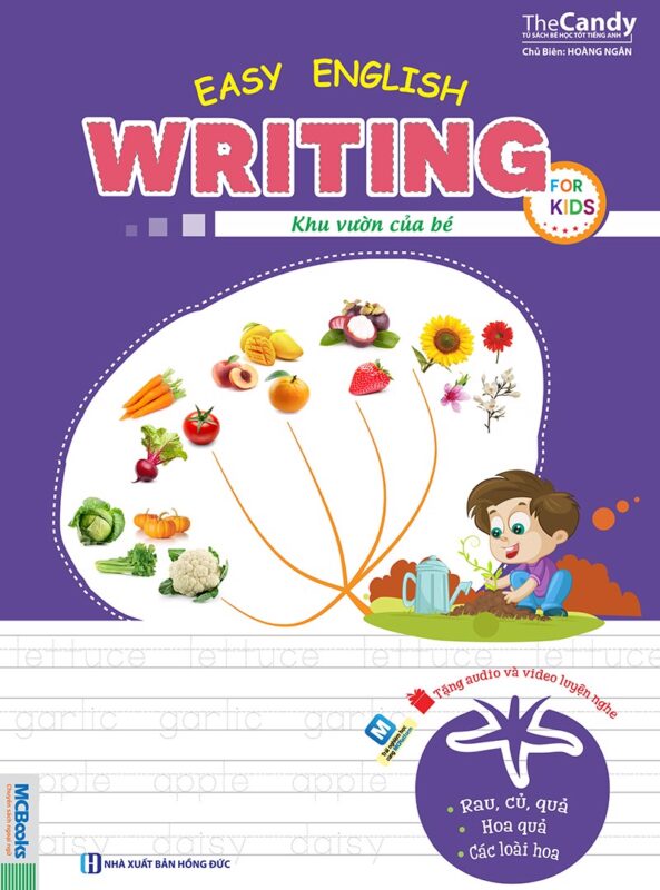 Cuốn tập viết Khu vườn của bé