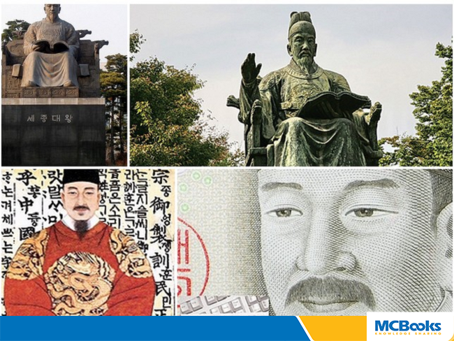 Chữ Hàn Quốc được sáng tạo bởi vua Sejong