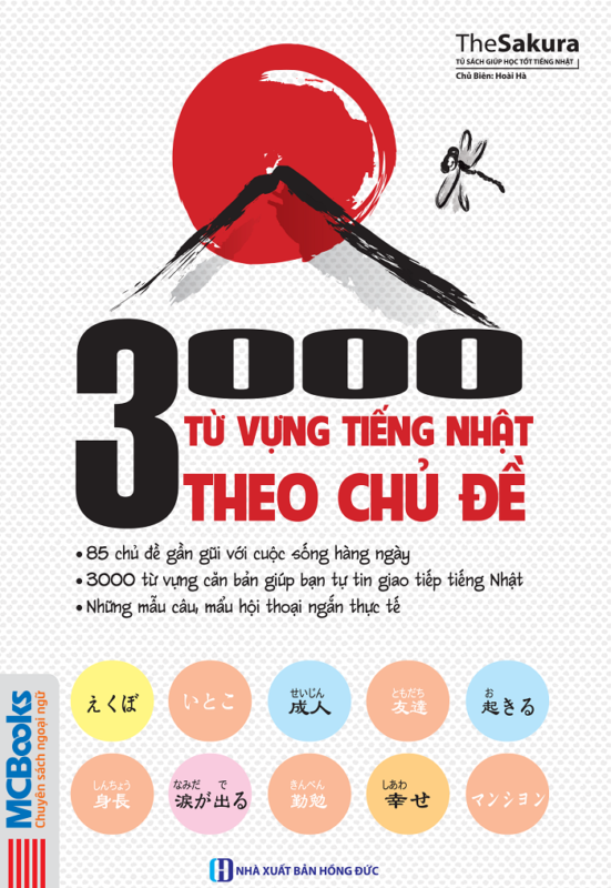 Sách 3000 từ vựng tiếng Nhật theo chủ đề