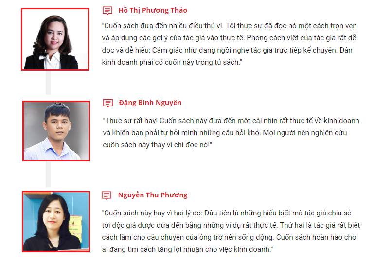 Nhiều người đã dành những lời đánh giá có cánh cho cuốn sách