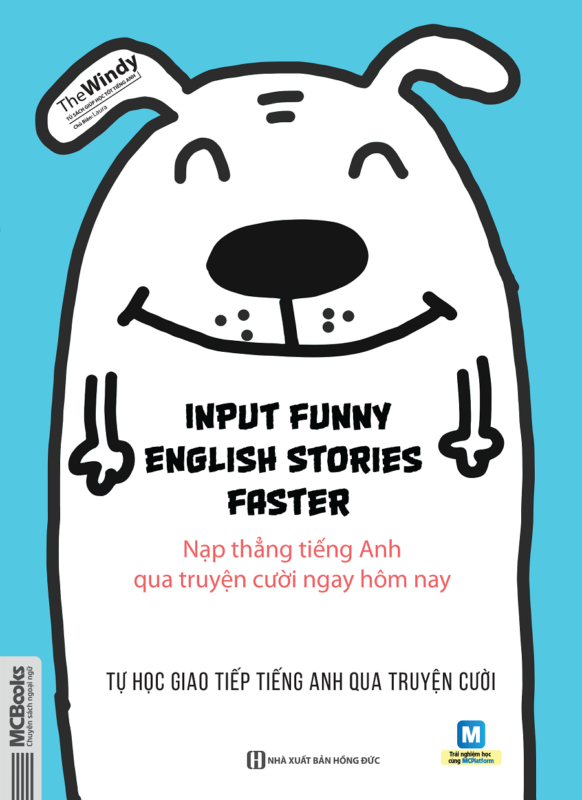 Cuốn sách Input Funny English Stories Faster - Sách tự học tiếng Anh bán chạy nhất của Mcbooks