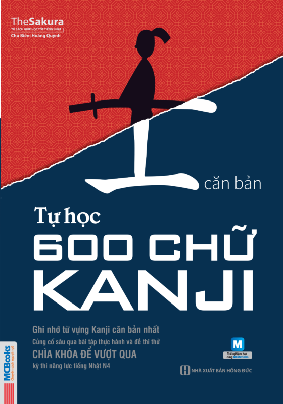 Bìa trước Tu hoc 600 chu Kanji can ban 160K 19.12.19
