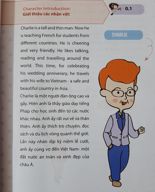 Thầy Charlie - Nhân vật chính trong cuốn sách truyện tranh Faster, Better with Comics