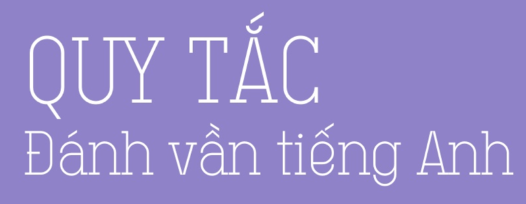 cach danh van trong tieng anh 3