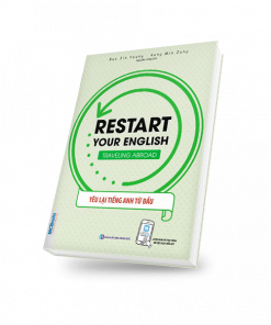 RESTART YOUR ENGLISH – TRAVELING ABROAD bìa trước 3d