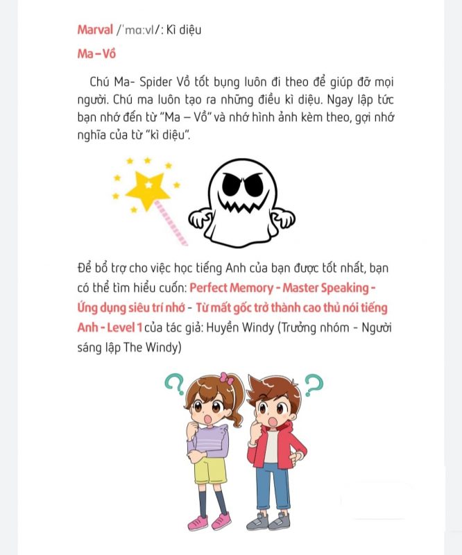 Ví dụ về việc ghi nhớ từ vựng tiếng Anh - 3
