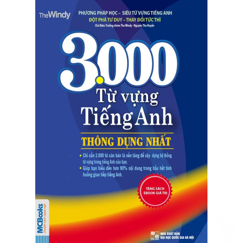 3000 từ vựng tiếng Anh thông dụng nhất bìa 2d
