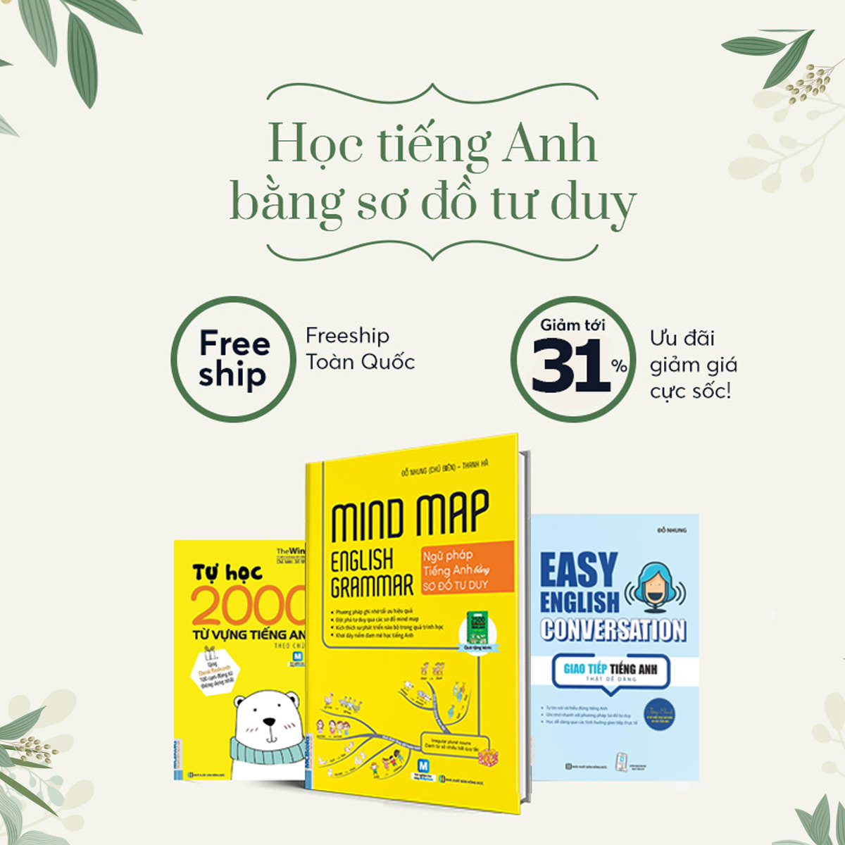 Bộ sách học tiếng Anh bằng Mind Map
