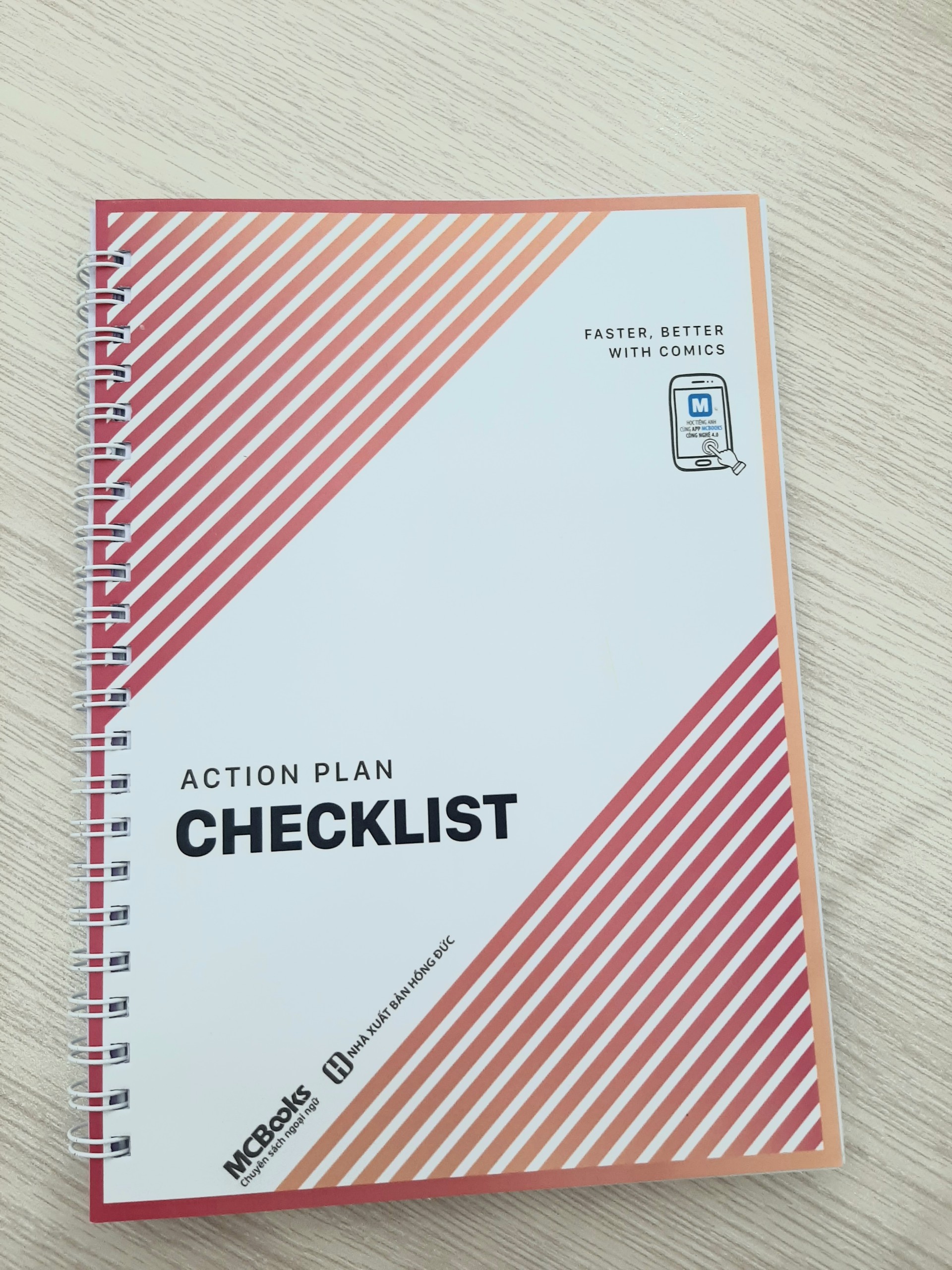 Action Plan Checklist của cuốn sách Faster, Better with Comics
