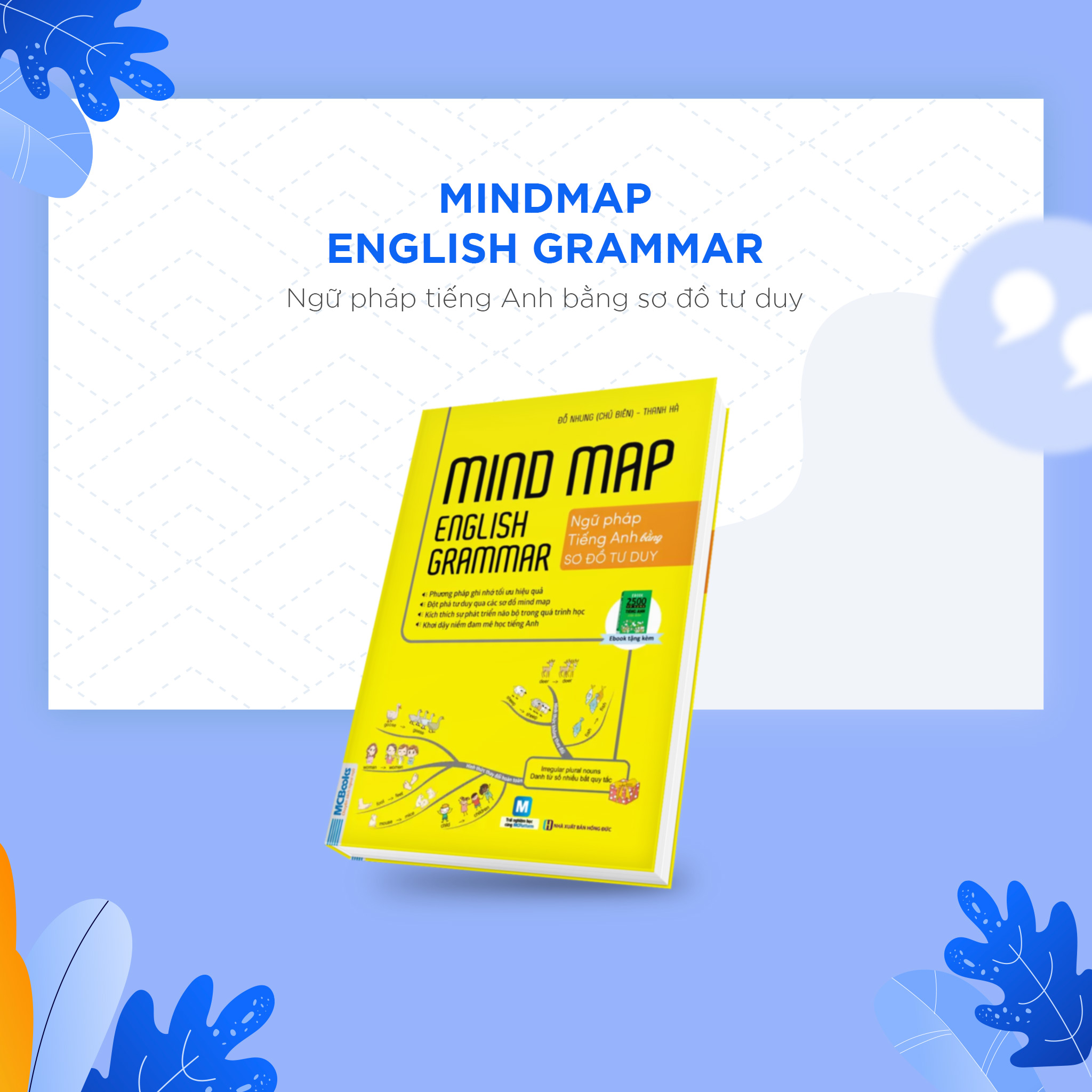 Cuốn Mindmap English Grammar - Ngữ pháp tiếng Anh bằng sơ đồ tư duy