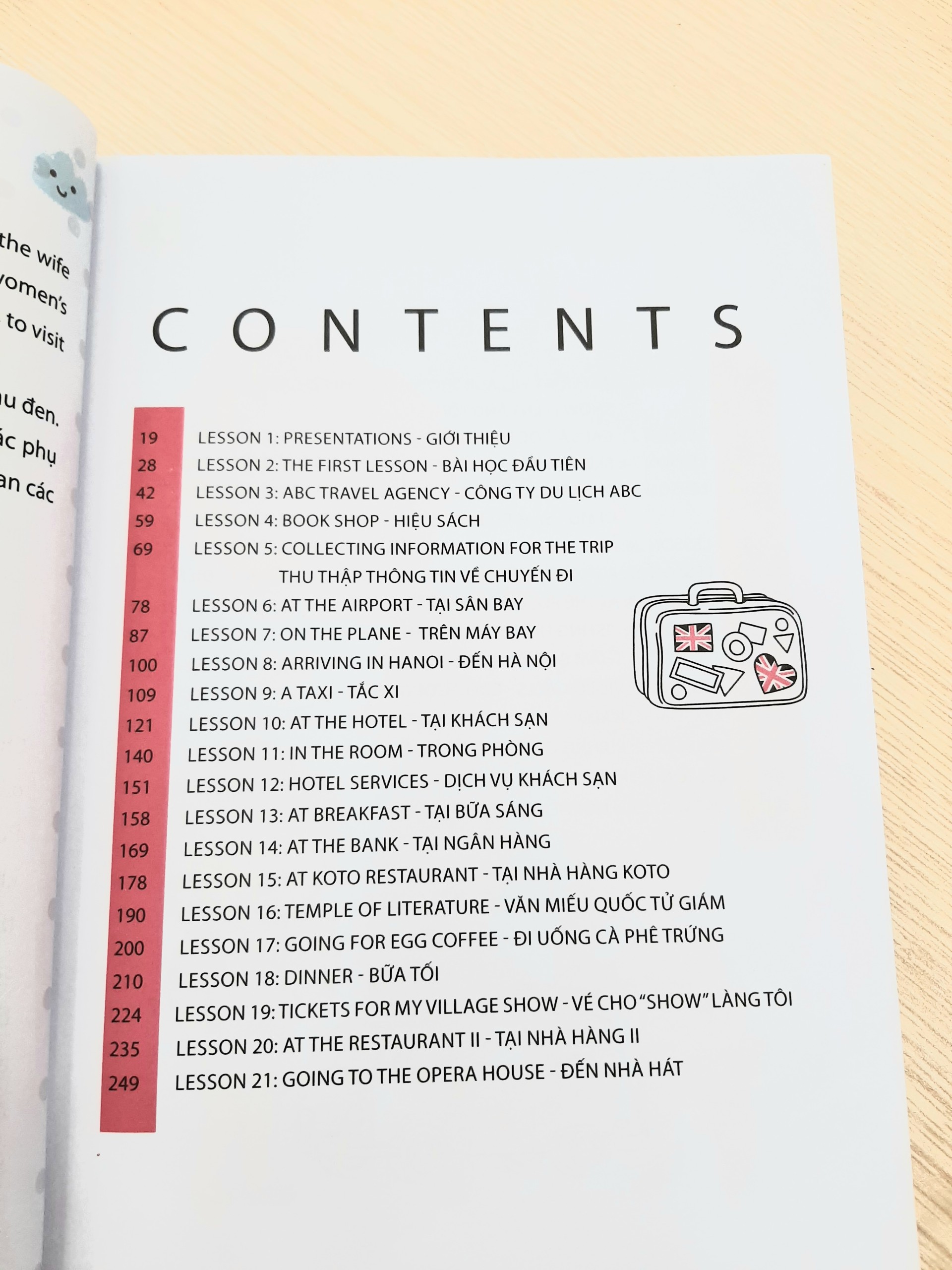 Nội dung chính của cuốn Faster, Better with Comics nói về chủ đề du lịch, mua sắm