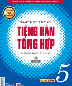 Giáo trình tiếng Hàn tổng hợp cao cấp 5 - phiên bản mới - bản màu