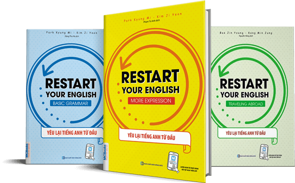 Bộ sách Restart Your English giúp giải quyết tình trạng yếu tiếng Anh toàn tập