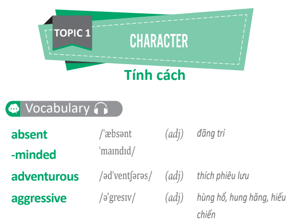 Hãy học từ những từ vựng đơn giản nhất
