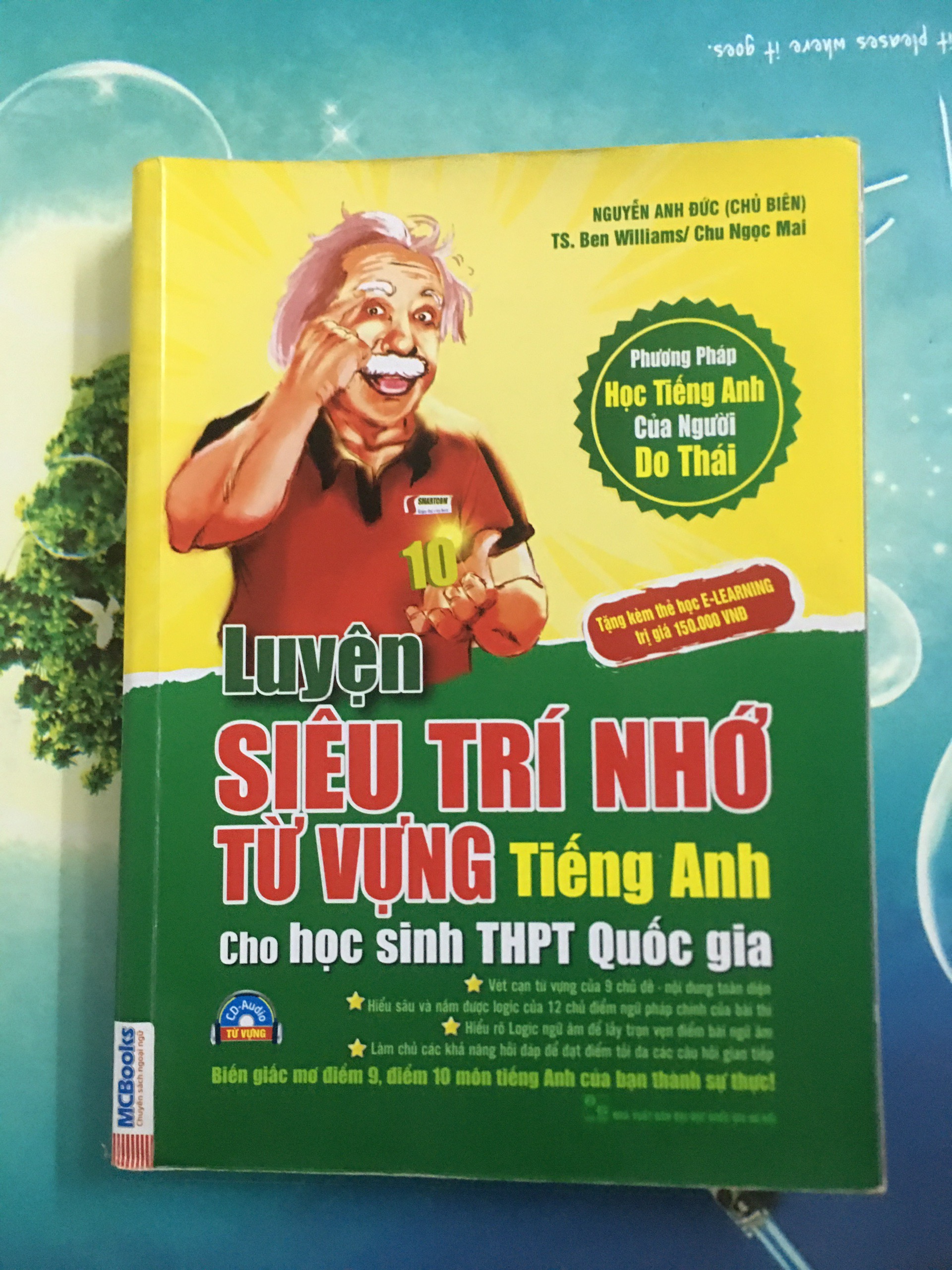 Bìa trước của cuốn Luyện siêu trí nhớ từ vựng tiếng Anh