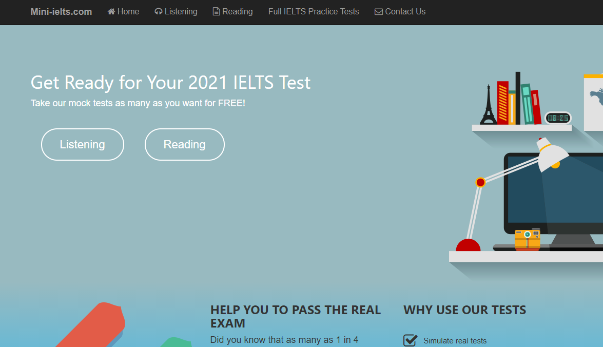 Trang chuyên về các bài reading IELTS