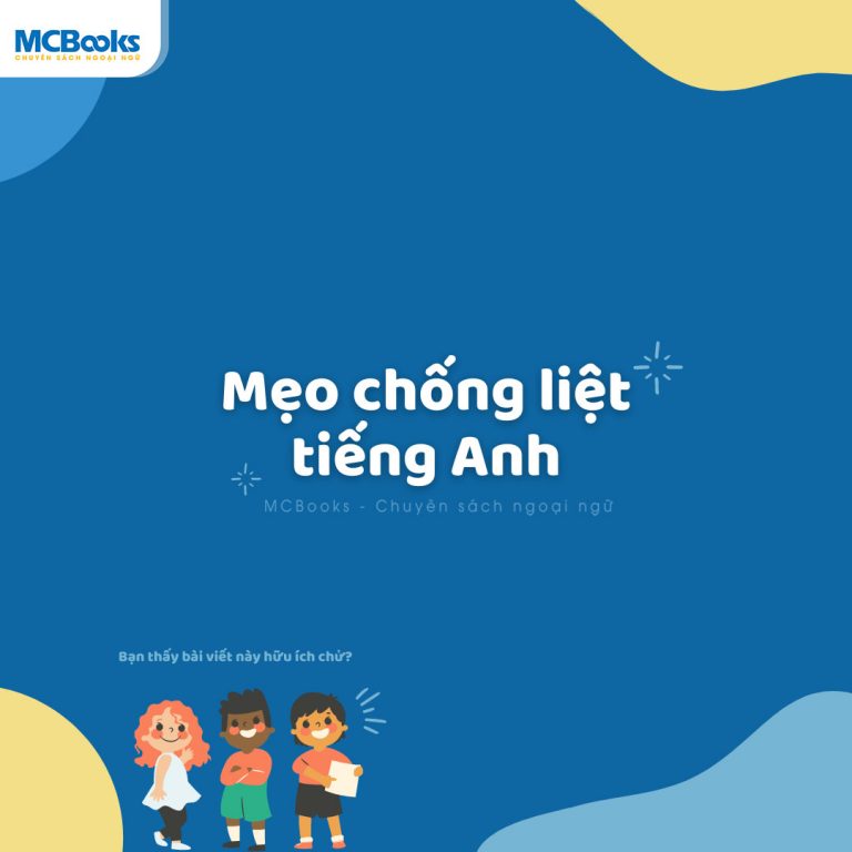 Mẹo chống liệt tiếng Anh