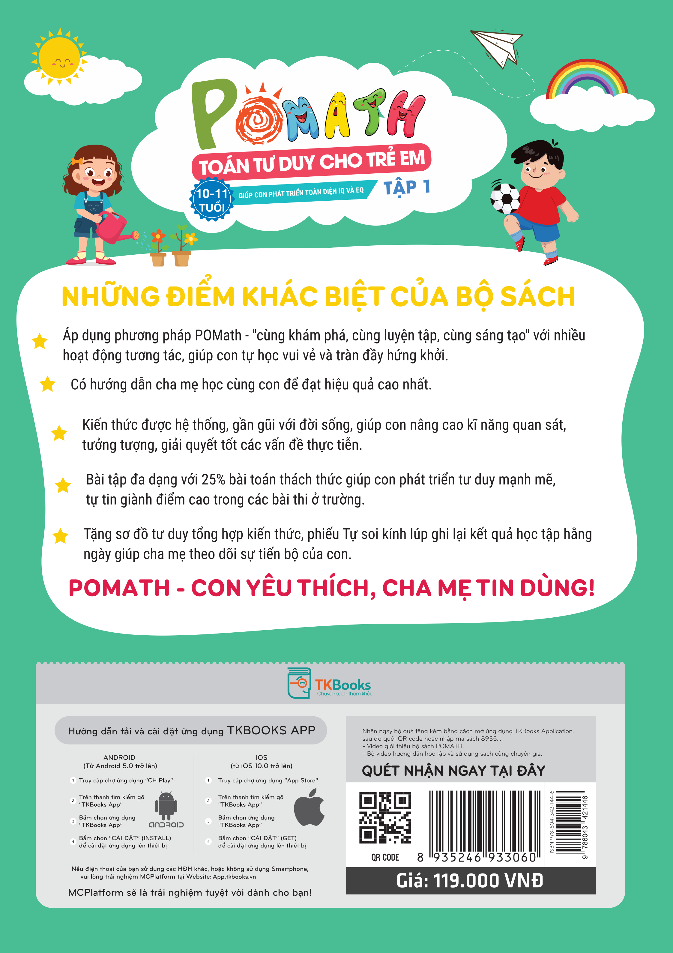 pomath toan tu duy cho tre em 10 11 tuoi tap 1 bia sau