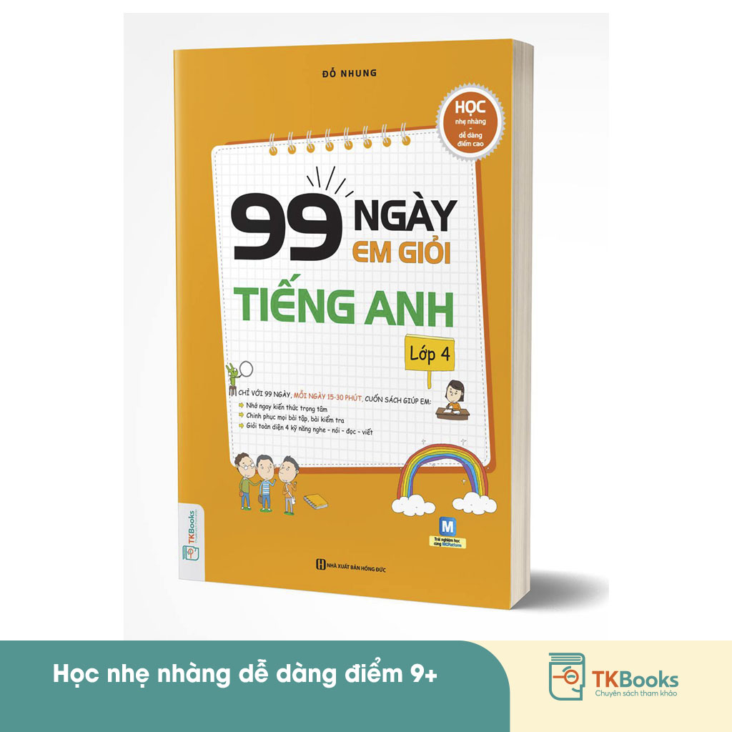 Cuốn sách 99 ngày em giỏi tiếng Anh lớp 4