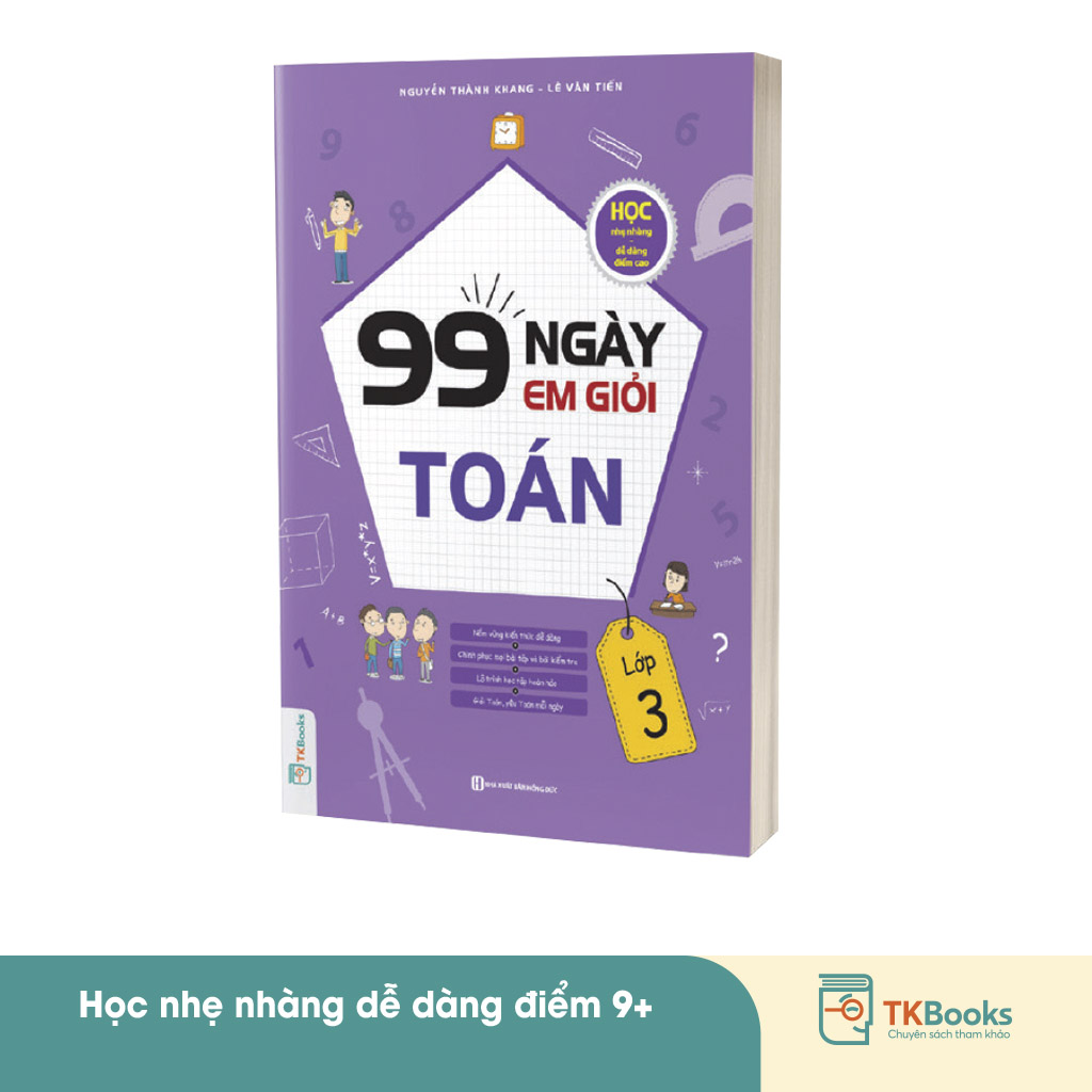 Cuốn sách 99 ngày em giỏi Toán lớp 3