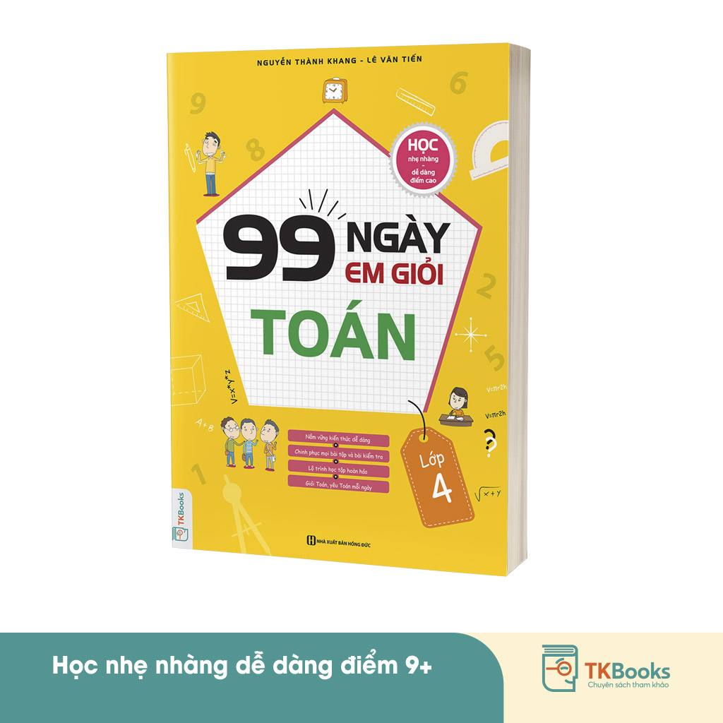 Cuốn sách 99 ngày em giỏi Toán lớp 4