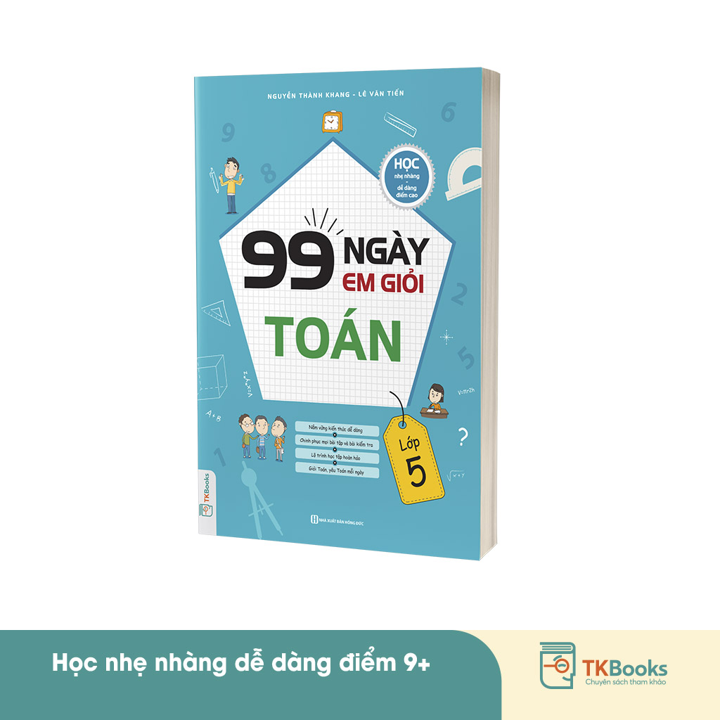 Cuốn sách 99 ngày em giỏi Toán lớp 5
