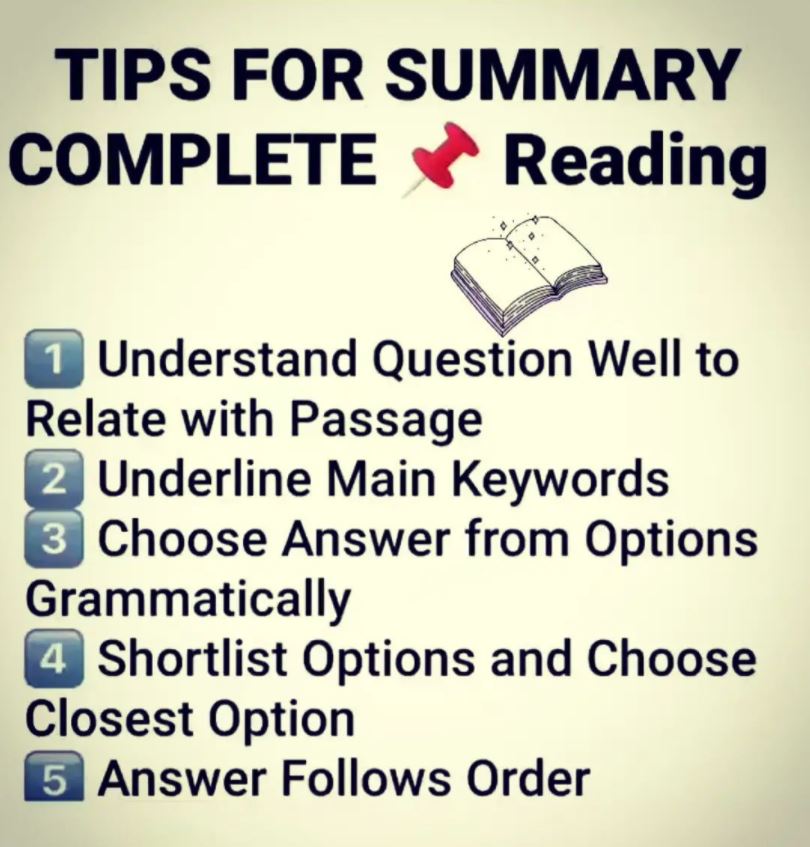 Bài thi dạng Summary Complete cũng khá dễ ăn điểm nếu chịu khó luyện tập