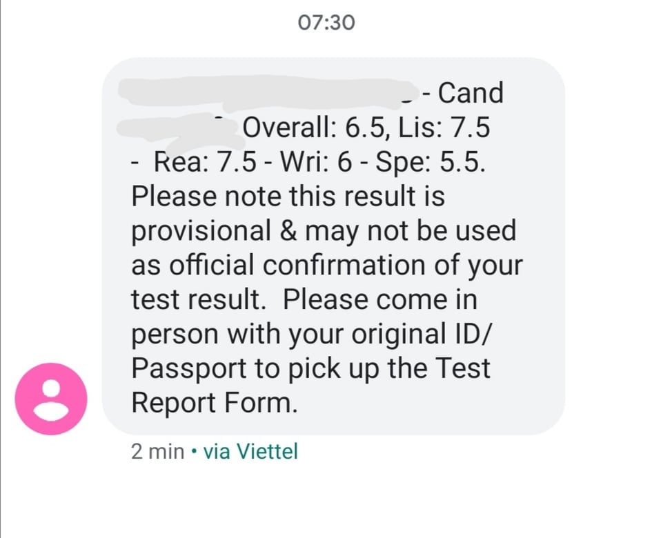 Đạt chứng chỉ IELTS 6.5 từ con số 0 sau 1 năm học và luyện thi