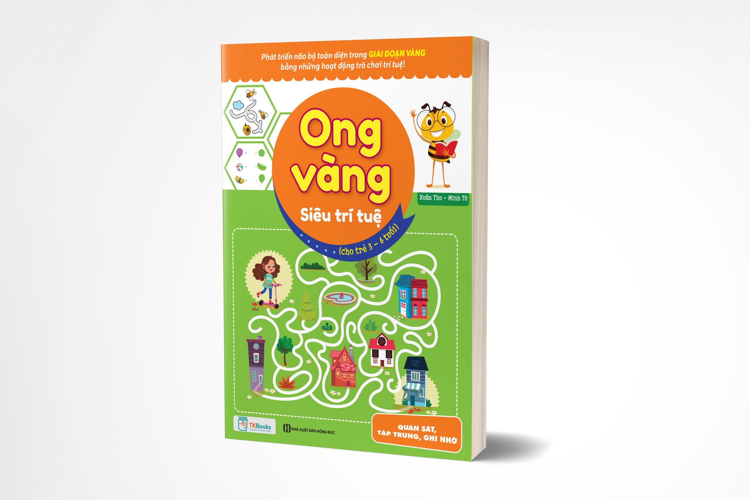 Sách Ong vàng siêu trí tuệ - Quan sát, tập trung, ghi nhớ