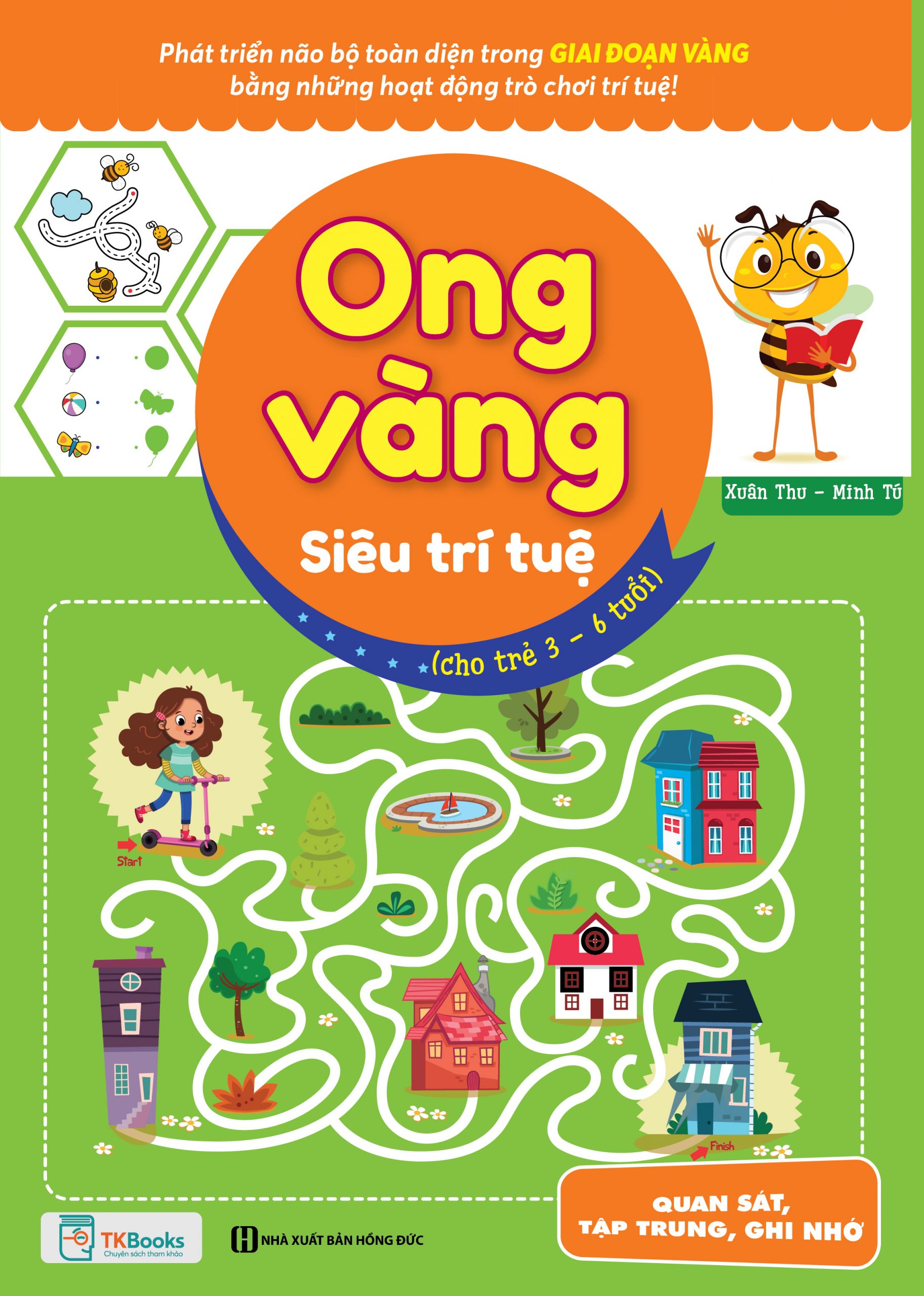 Ong vàng siêu trí tuệ - Quan sát, tập trung, ghi nhớ bìa trước